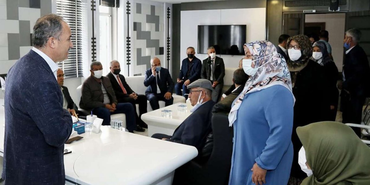Ömer Halisdemir'in babasından Adıyaman Belediye Başkanına ziyaret