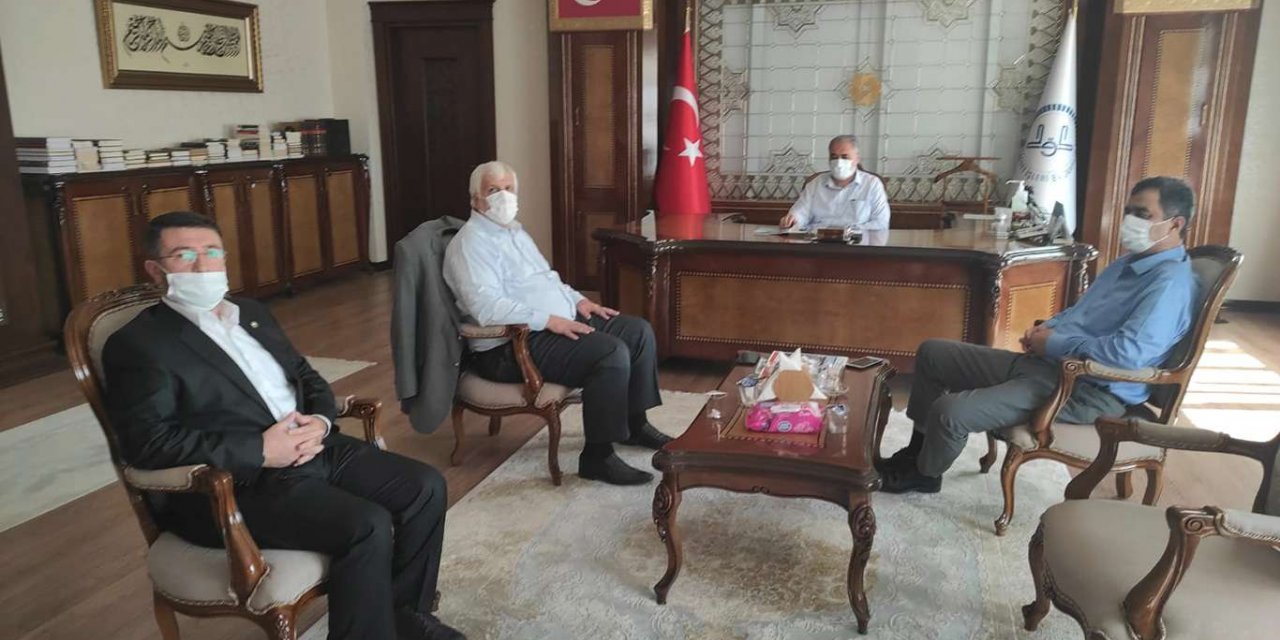 HÜDA PAR Adana İl Başkanı Demir'den İl Müftüsü Çınar'a ziyaret
