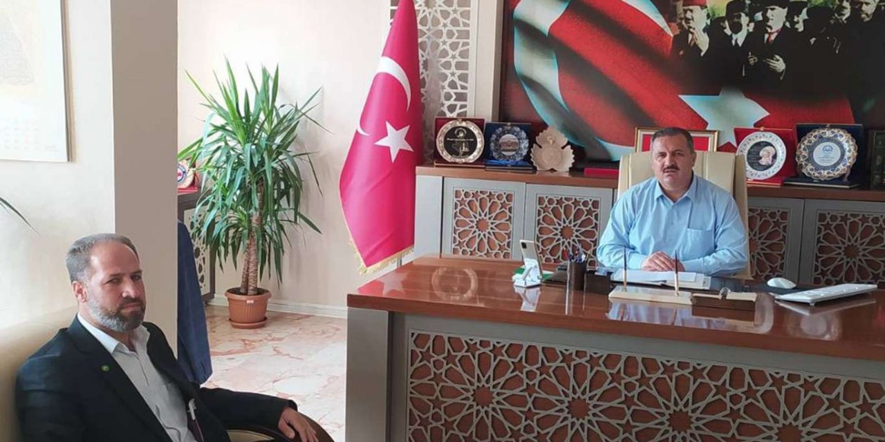 HÜDA PAR Erzincan İl Başkanı Barış'tan İl Müftüsü Çakır'a ziyaret