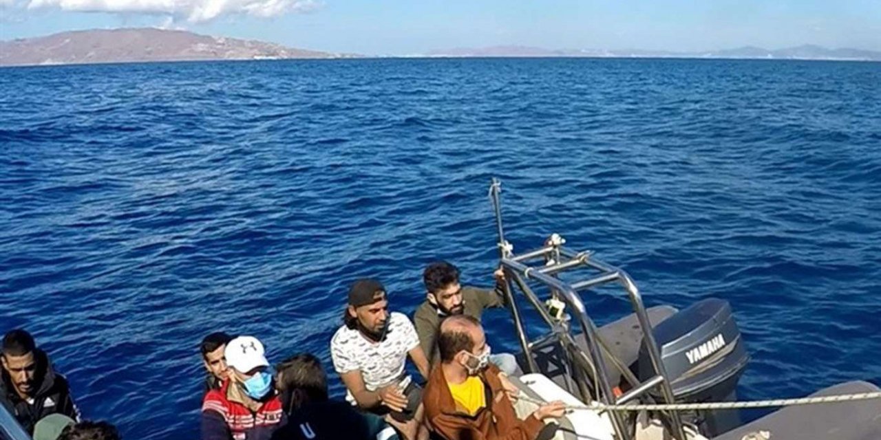 Muğla'da 28 düzensiz göçmen kurtarıldı