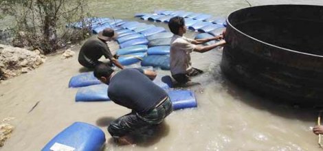 Suriye Sınırında Gizemli Nehir