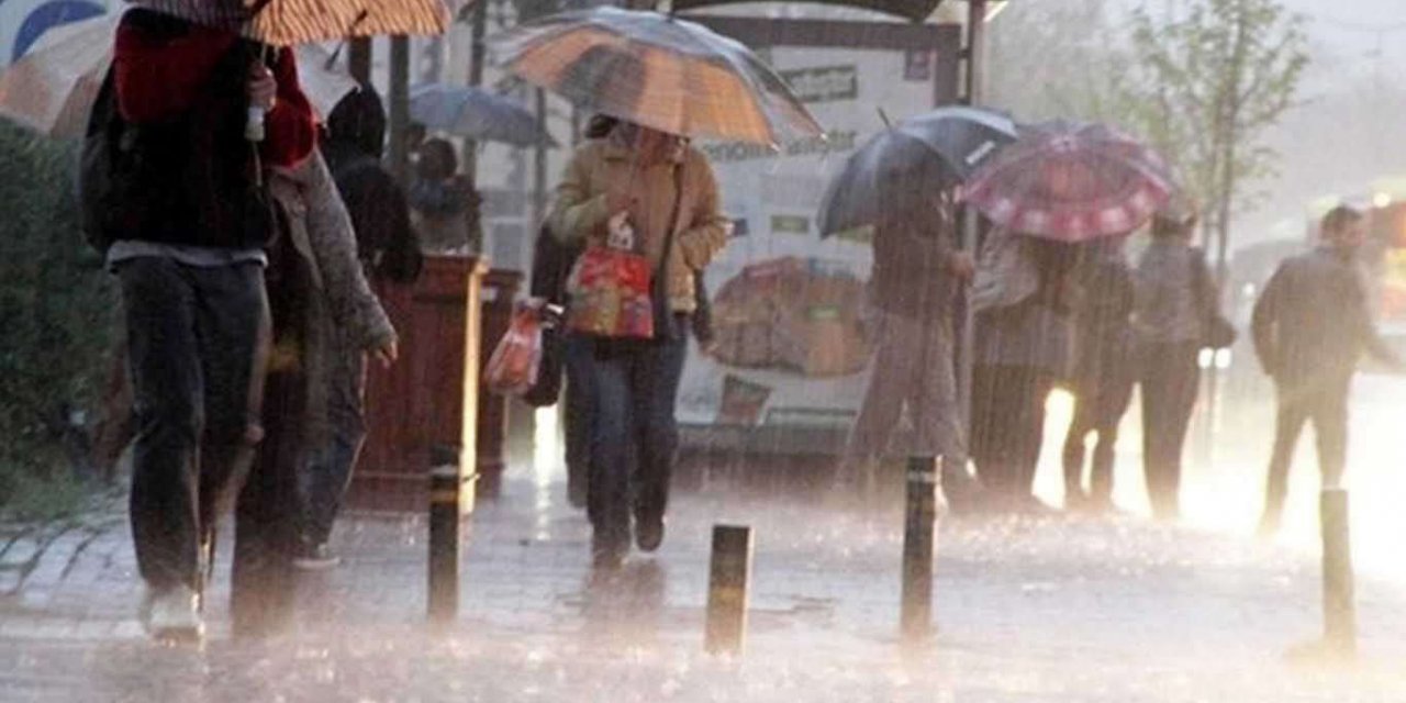 Meteorolojiden "kuvvetli sağanak yağış" uyarısı