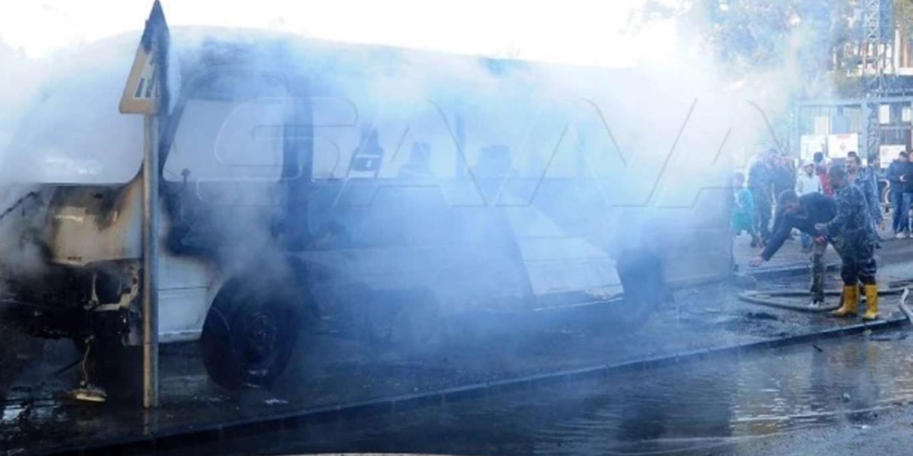 Şam'da rejim askerlerinin bulunduğu araca bombalı saldırı: 14 ölü