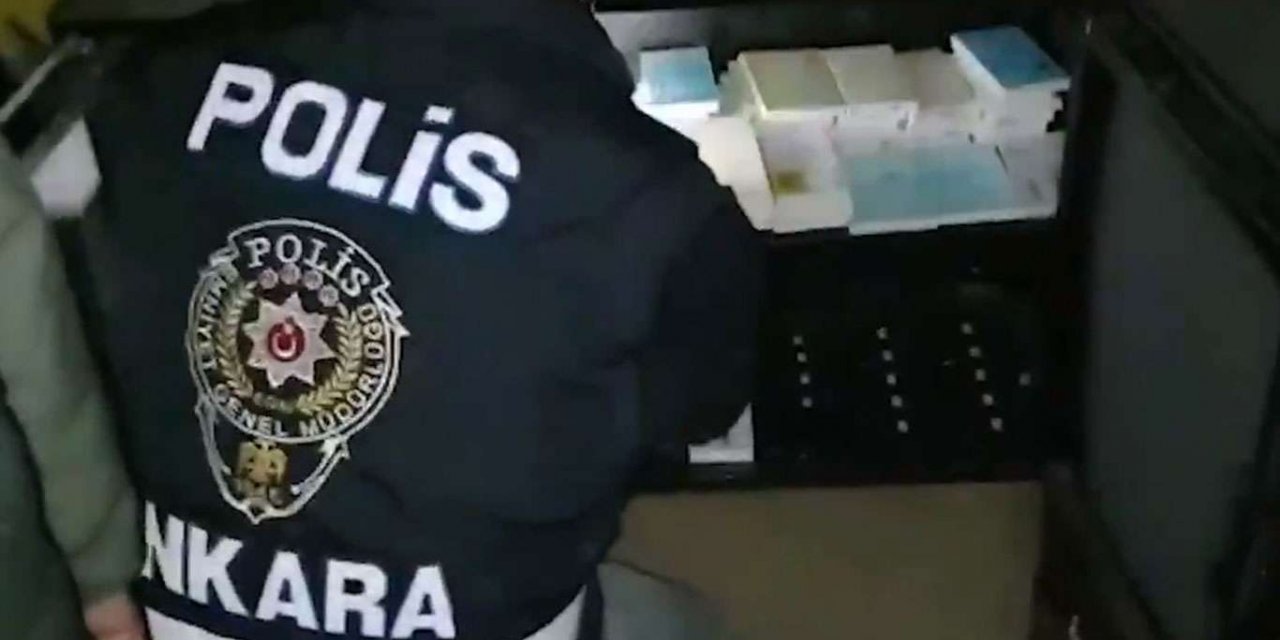 Ankara'da kaçakçılık operasyonu
