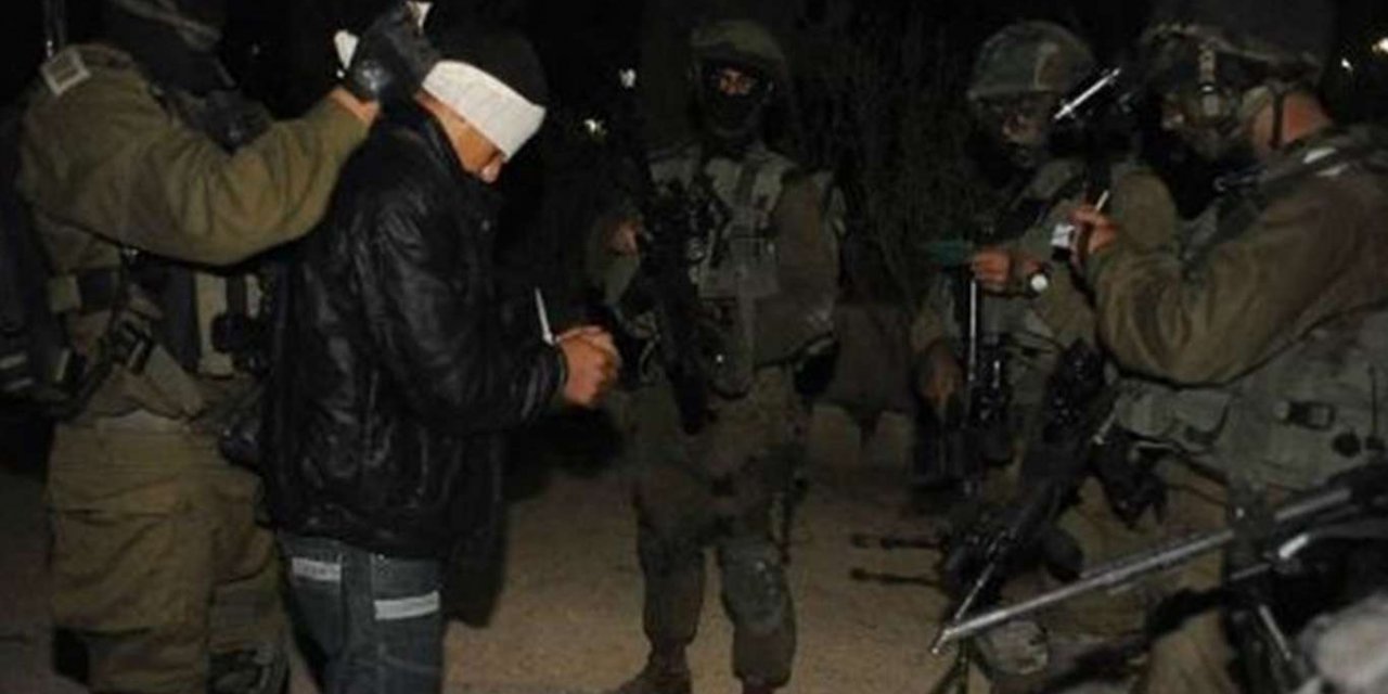 Siyonist işgal rejimi 2'si çocuk 13 Filistinliyi alıkoydu