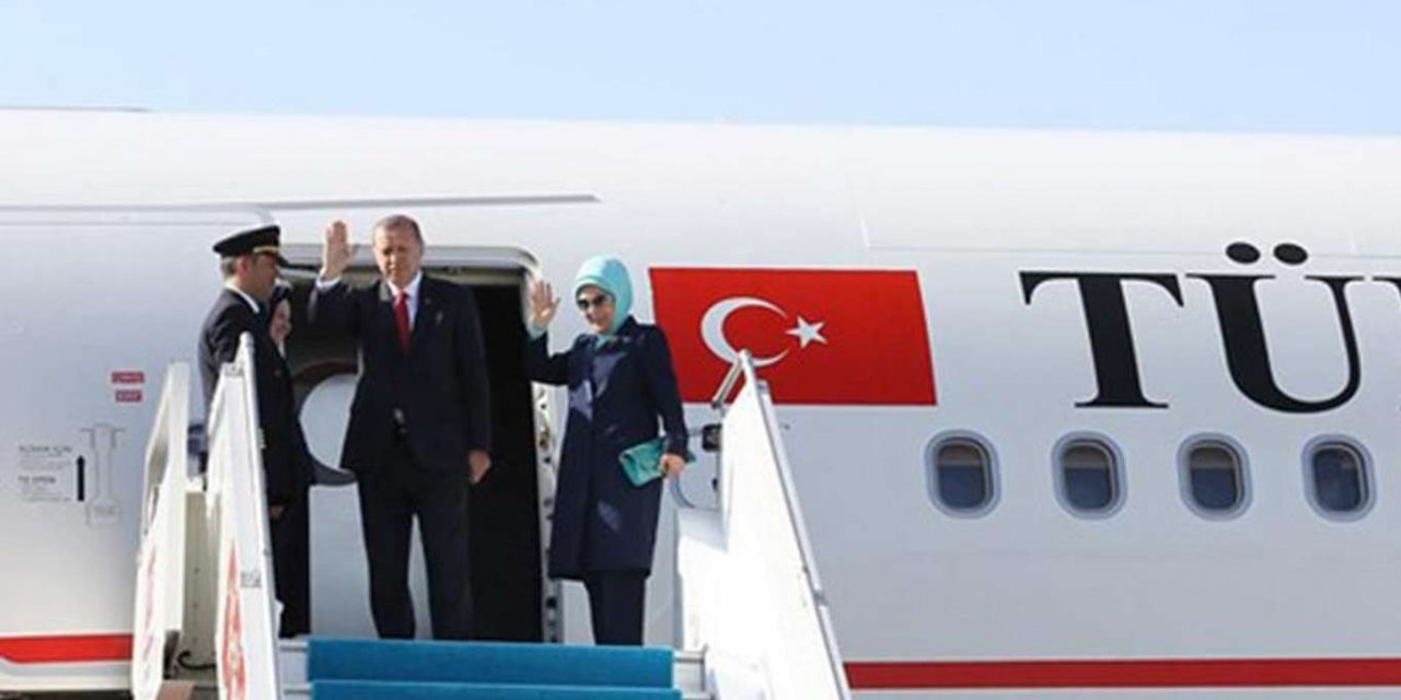 Cumhurbaşkanı Erdoğan Azerbaycan'a gitti
