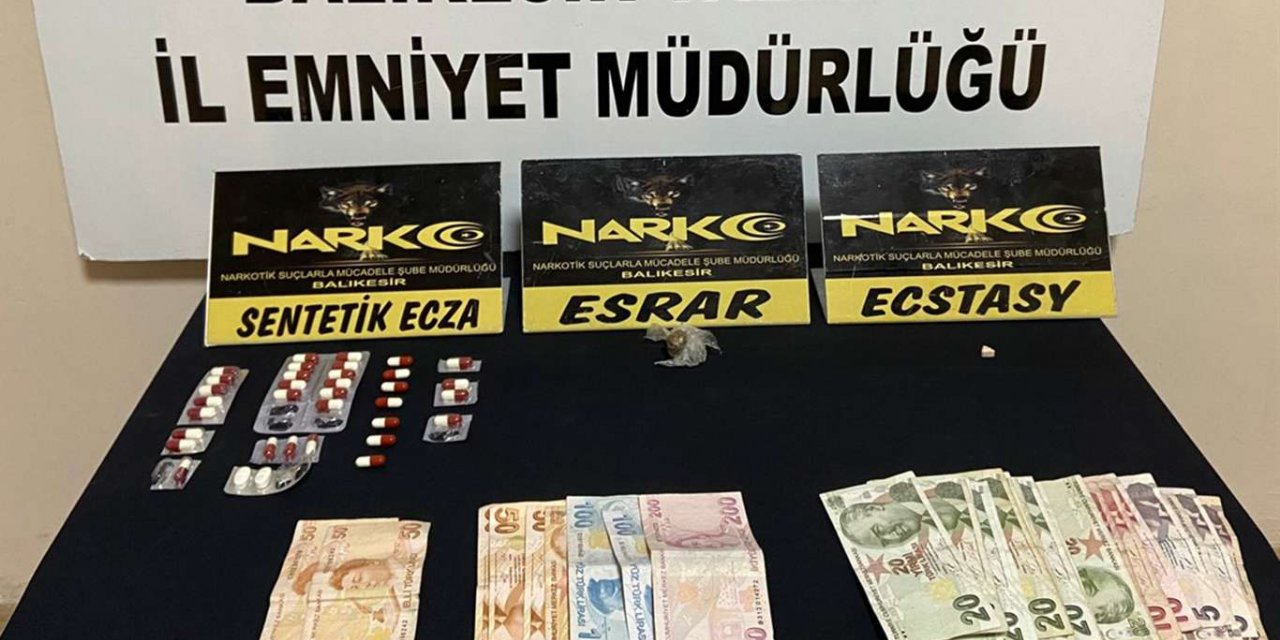 Balıkesir'de çeşitli suçlardan yakalanan 50 şüpheliden 13'ü tutuklandı
