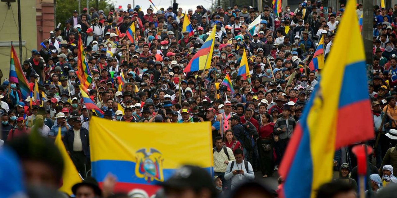 Ekvador'da hükümet karşıtı protestoda 18 kişi gözaltına alındı