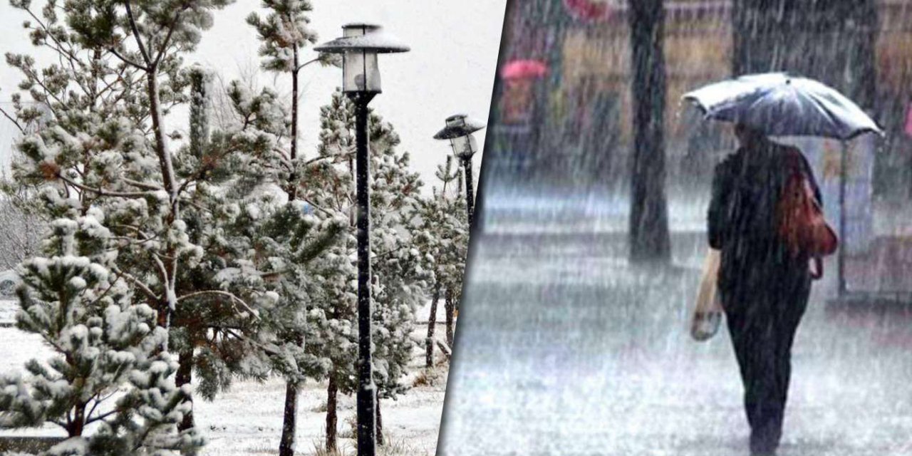 8 ile kar, 11 ile kuvvetli yağış bekleniyor