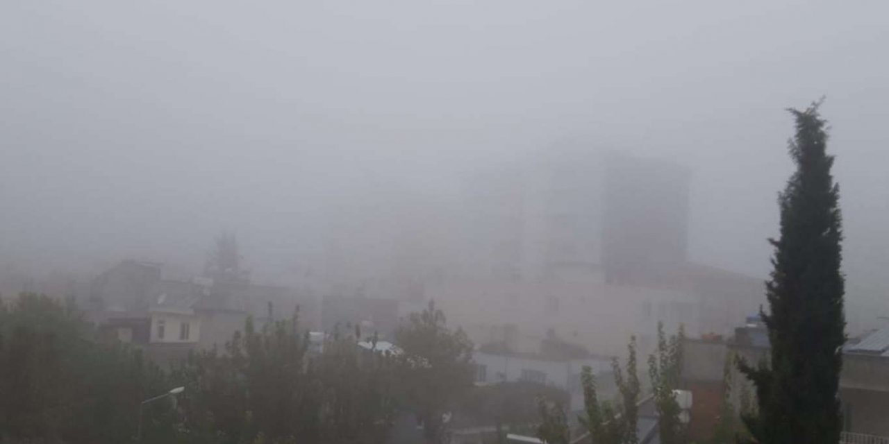 Adıyaman'da sis etkili oldu