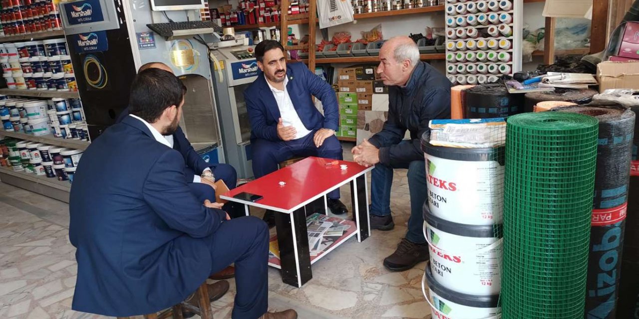 HÜDA PAR Balıkesir İl Başkanlığından esnaf ziyareti