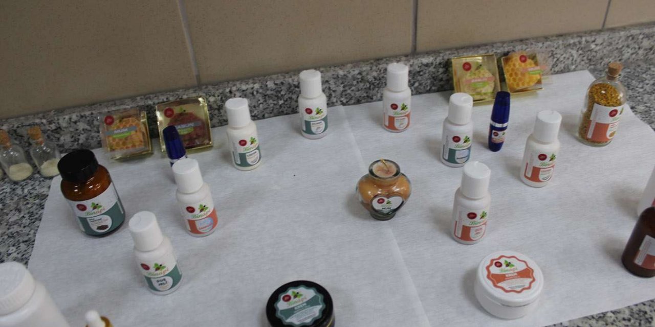 Bingöl'de arı ürünlerinden alternatif kozmetikler üretildi