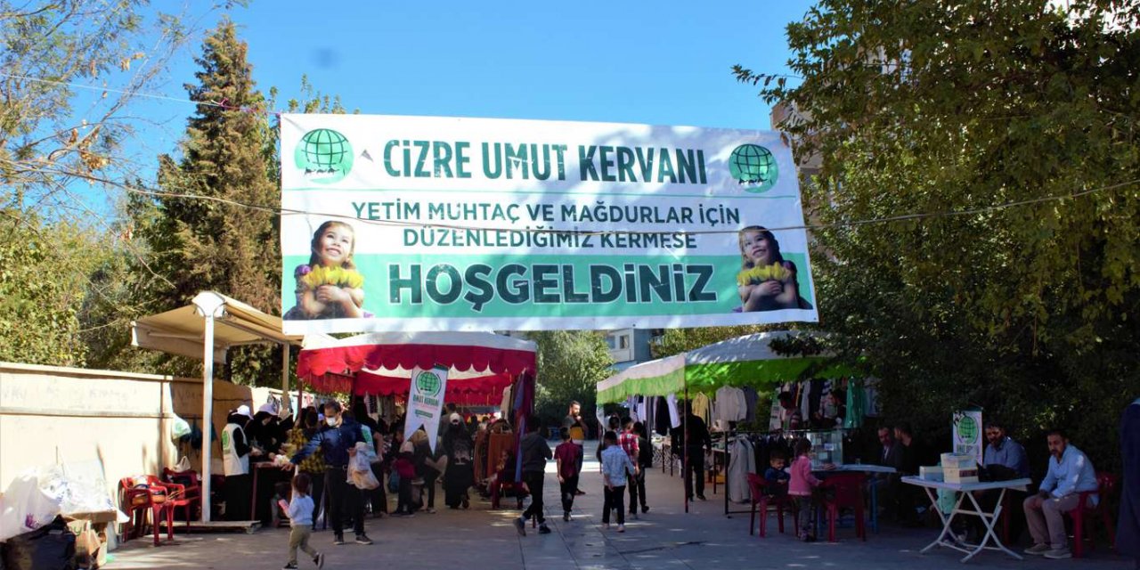 Cizre Umut Kervanı'nın kermesi sona erdi