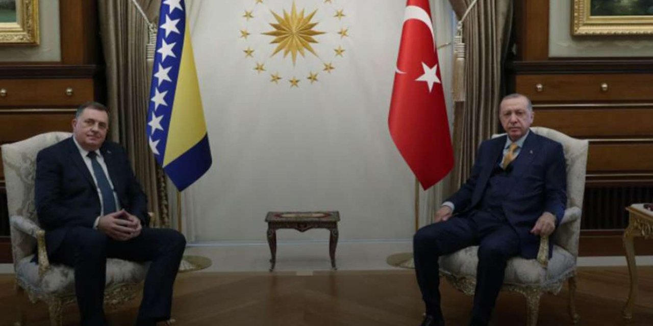 Erdoğan meets with Bosnia and Herzegovina presidential council member Dodik
