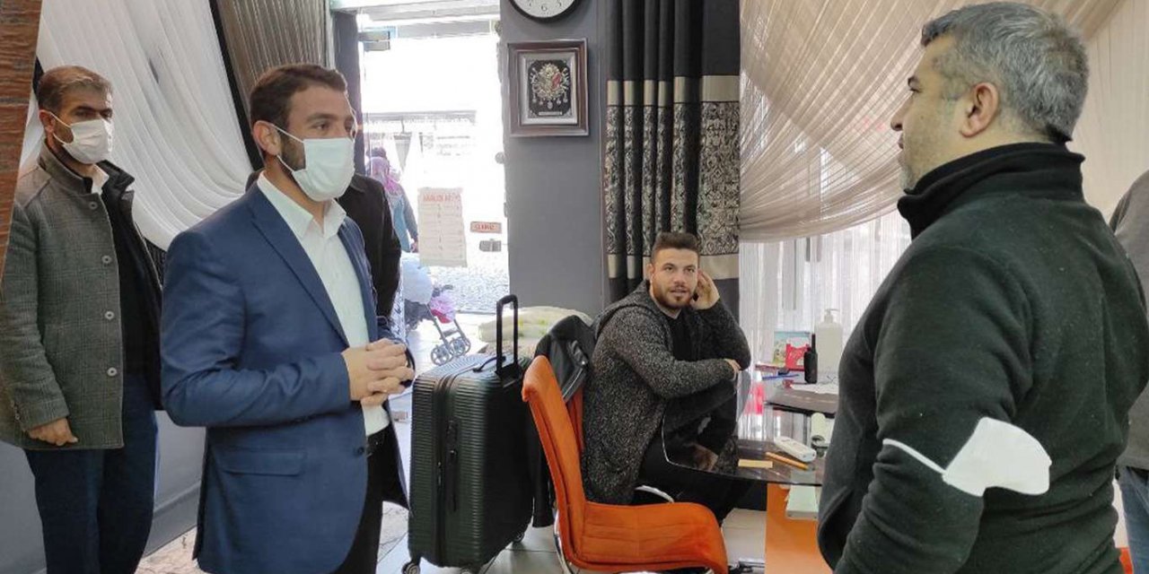 HÜDA PAR Eskişehir İl Başkanı Gülsarı esnaf ziyaretinde bulundu