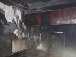 Koca bir pasaj kül oluyordu