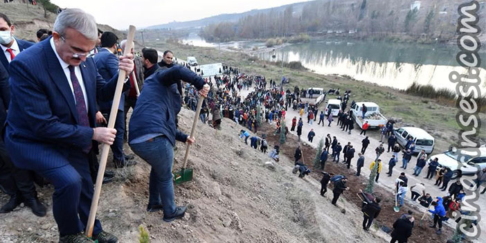 Kırklar Dağı’nda Diyarbakır Fetih 1382 Hatıra Ormanı fidan dikim töreni düzenlendi