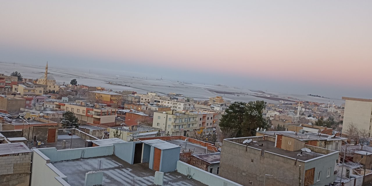 Çınar ilçemizden kar manzaraları