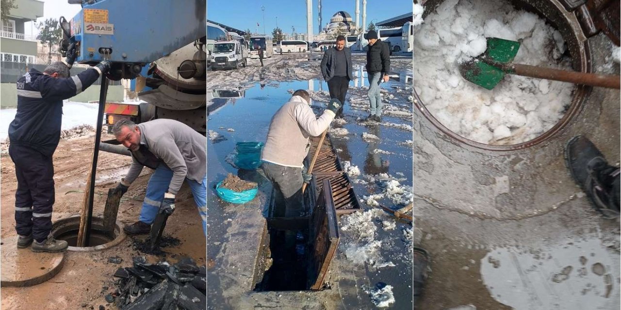 Diyarbakır'da kanalizasyonlarda temizlik yapıldı