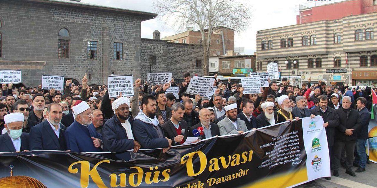 Diyarbakır'da Kudüs açıklaması: "Kudüs, Selahaddinleri yetiştiren ümmetin cesur evlatlarına bakıyor"