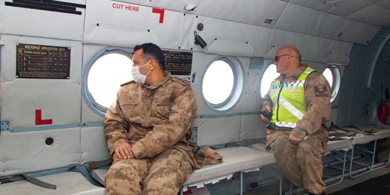 Diyarbakır'da havadan yapılan trafik denetiminde 11 sürücüye ceza kesildi