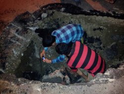 Batman'da esrarengiz bir çukur daha!