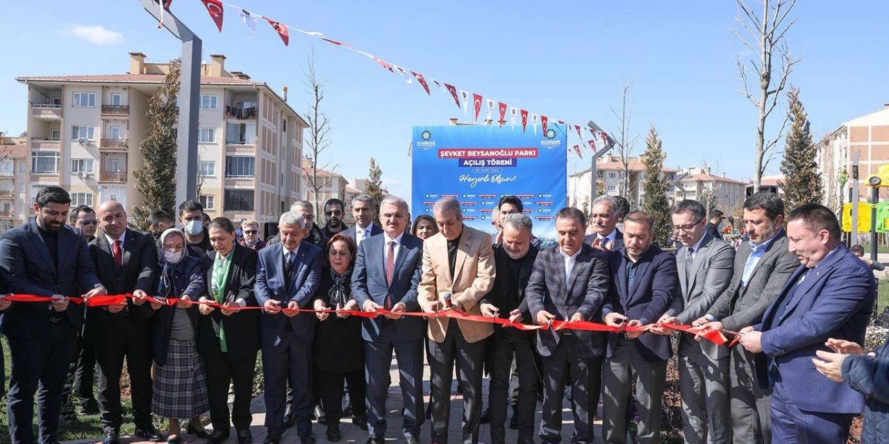 Diyarbakır'da Şevket Beysanoğlu Parkı açıldı