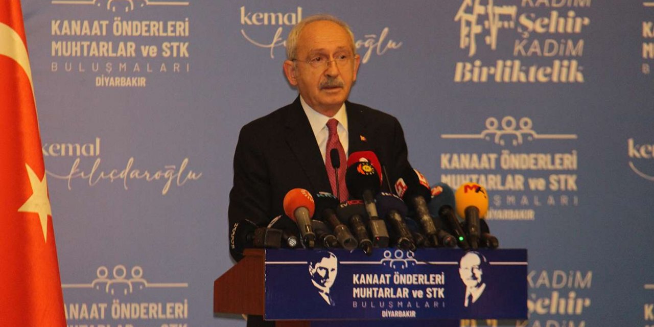 CHP Genel Başkanı Kılıçdaroğlu Diyarbakır'da