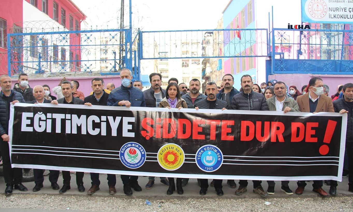 Diyarbakır'da öğretmenin darp edilmesi kınandı