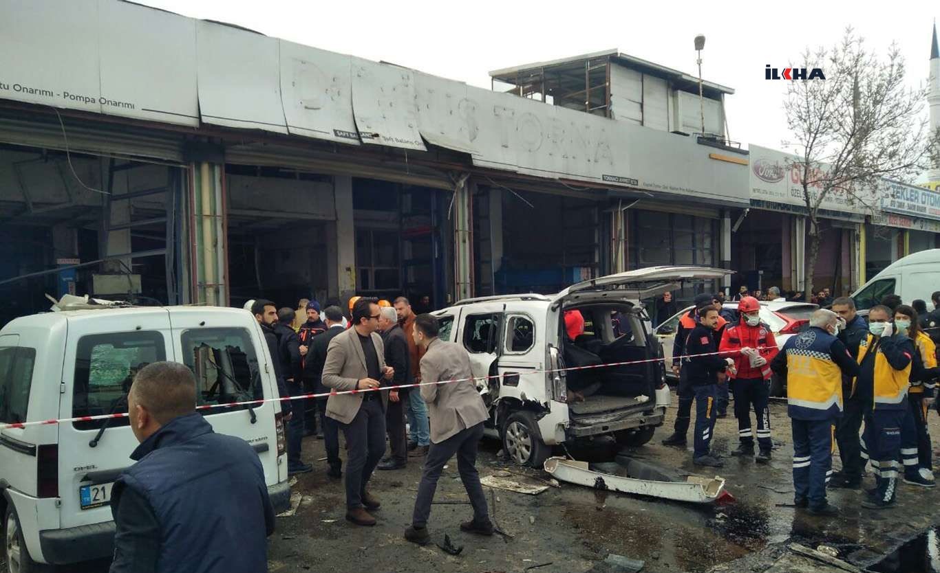 Diyarbakır'da sanayi sitesinde patlama meydana geldi: 2'si ağır 7 yaralı