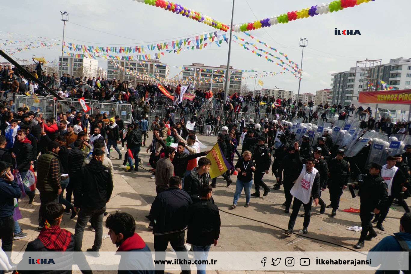 Diyarbakır'daki Nevruz etkinliği olaylarında bir kişi tutuklandı