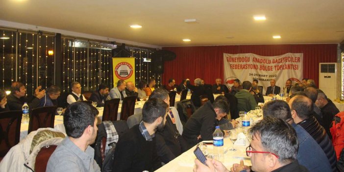 Diyarbakır'da Güneydoğu Anadolu Gazeteciler Federasyonu Bölge Toplantısı düzenlendi
