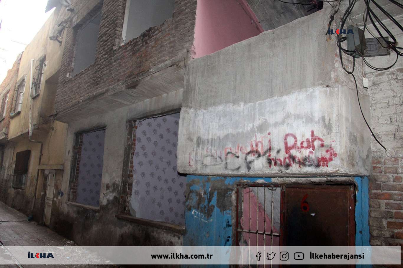 Diyarbakır Bağlar'da Metruk yapılar madde bağımlılarının adresi haline geldi
