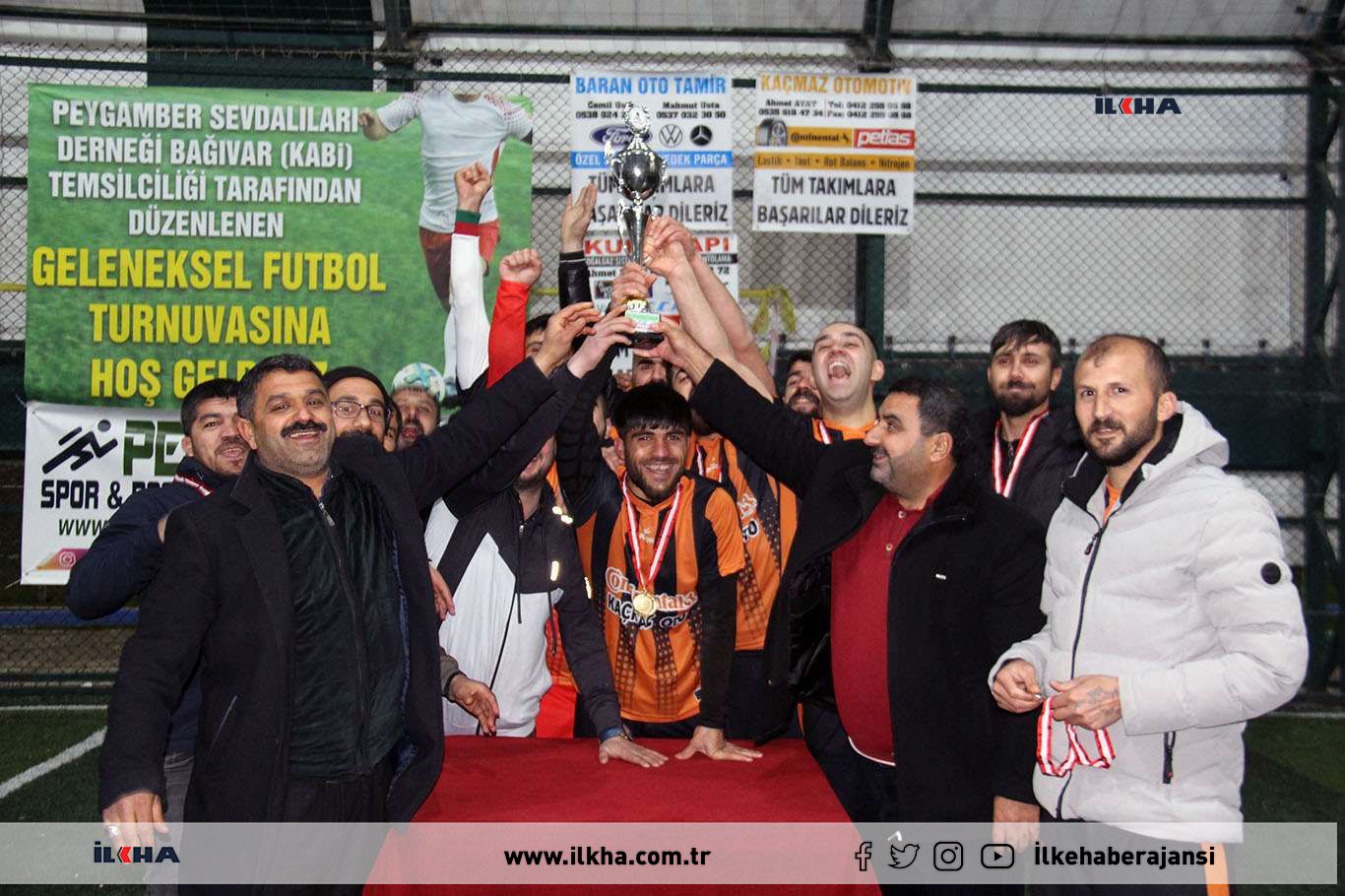 Peygamber Sevdalıları Bağıvar Temsilciliği futbol turnuvası final maçını yaptı
