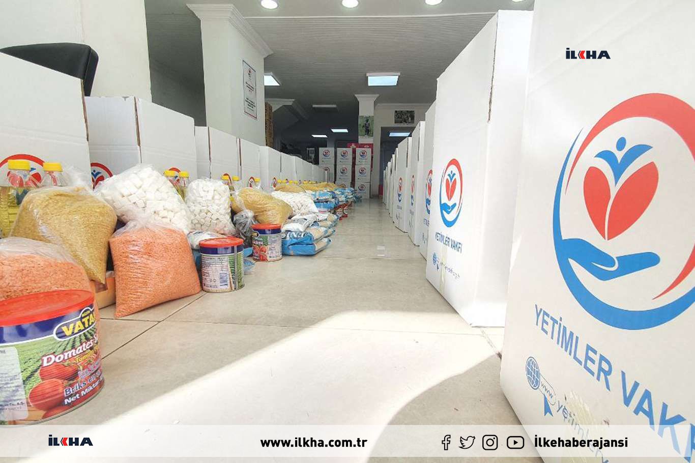 Yetimler Vakfı Diyarbakır'da Ramazan ayı münasebetiyle "1001 Gıda Kolisi" çalışmalarına başladı