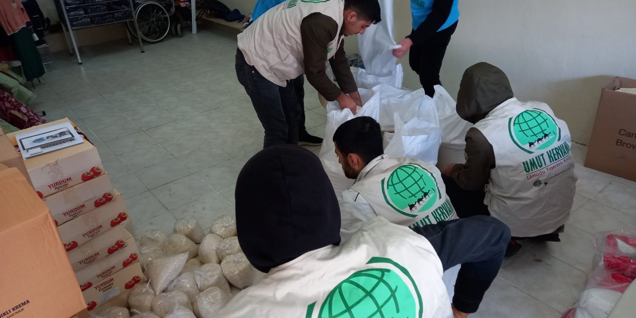 Umut Kervanı Çınar'da  yüzlerce aileye ramazan yardımı yapacak