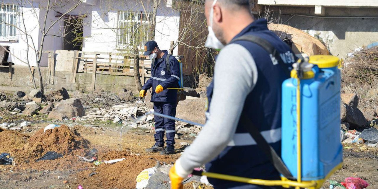 Diyarbakır'ın "İlaçlama Timleri" 4 mevsim çalışma yapıyor