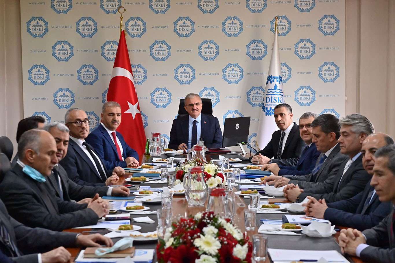 Vali Münir Karaloğlu başkanlığında DİSKİ’nin yatırımları ele alındı