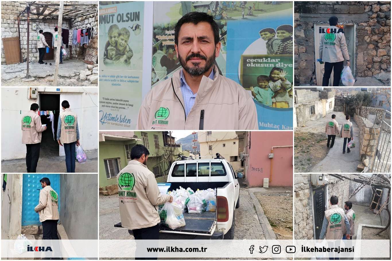 Karwana Hêvîyê di erefeya meha Remezanê de li alîkarîyên xwe berdewam dike