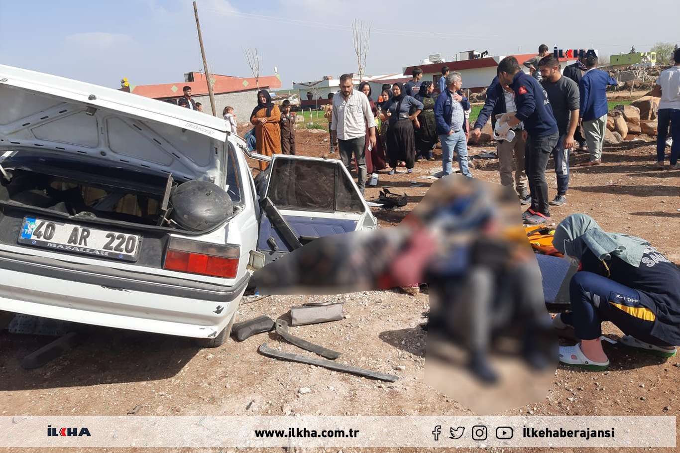 Li Rihayê qeza: 3 jê giran 5 birîndar