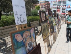 Öğrenciler sanatçı kimliğini sergiledi