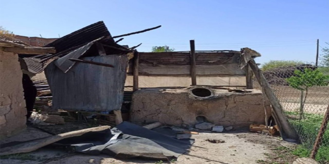 Çınar ilçemizde fırtına etkili oldu