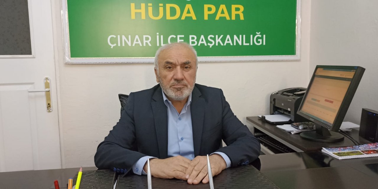 HÜDA PAR Çınar İlçe Başkanı Tekdal'dan Kadir Gecesi mesajı