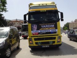 Suriye'ye 26. yardım TIR'ı uğurlandı