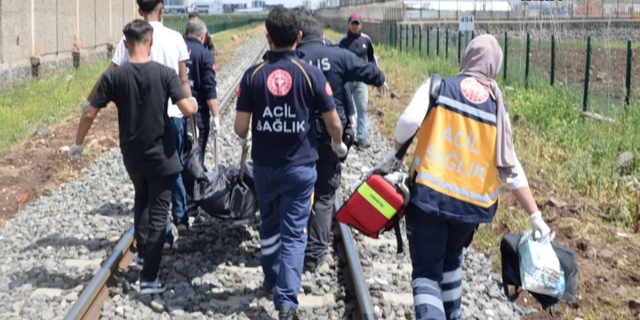 Diyarbakır'da ray üzerinde erkek cesedi bulundu