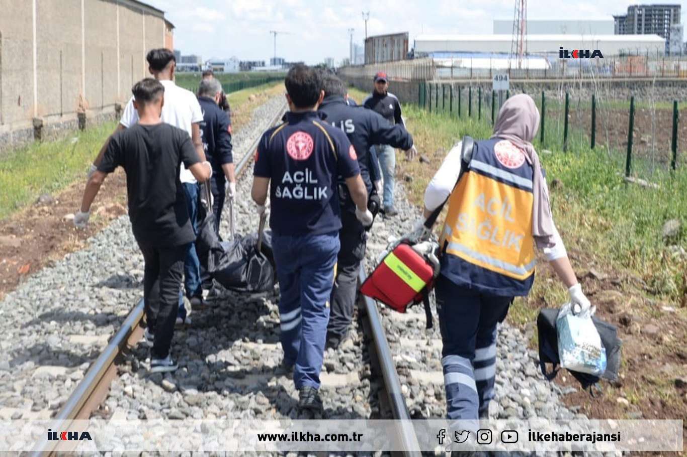 Li Dîyarbekir li ser rêya tirênê cesedê zilamek hat dîtin