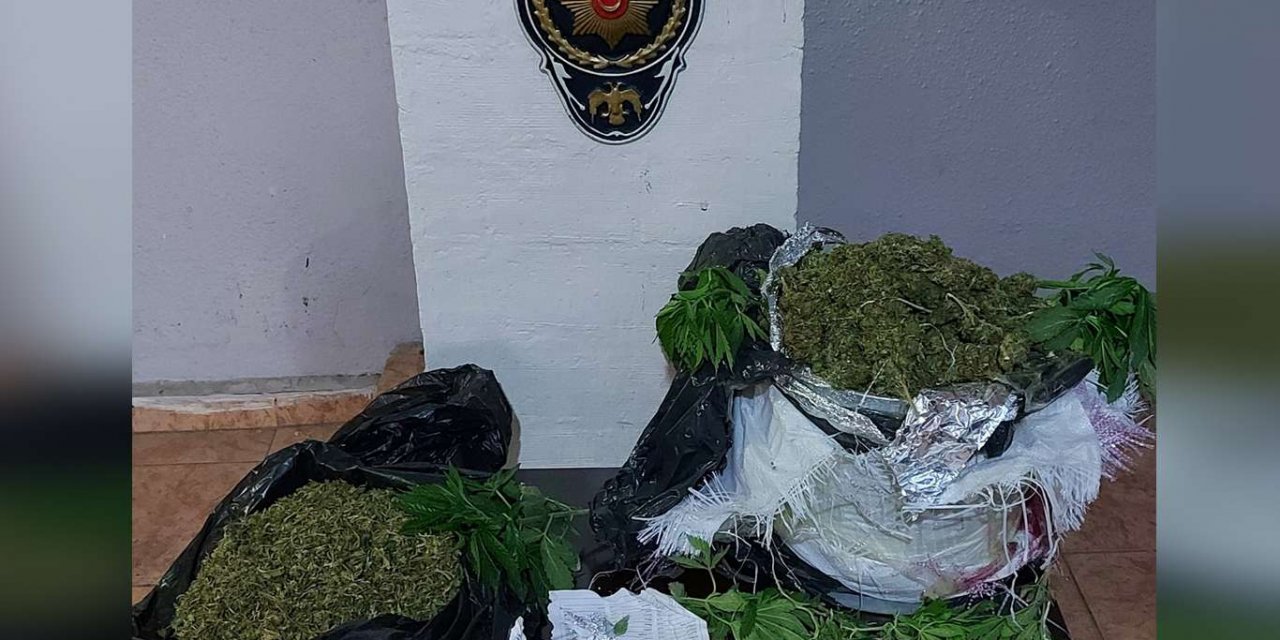 Diyarbakır'da Hint keneviri yetiştiren 2 şahıs yakalandı