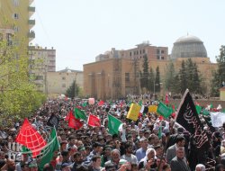 Kızıltepe`de Peygamber Sevdası Meydanlara Sığmadı