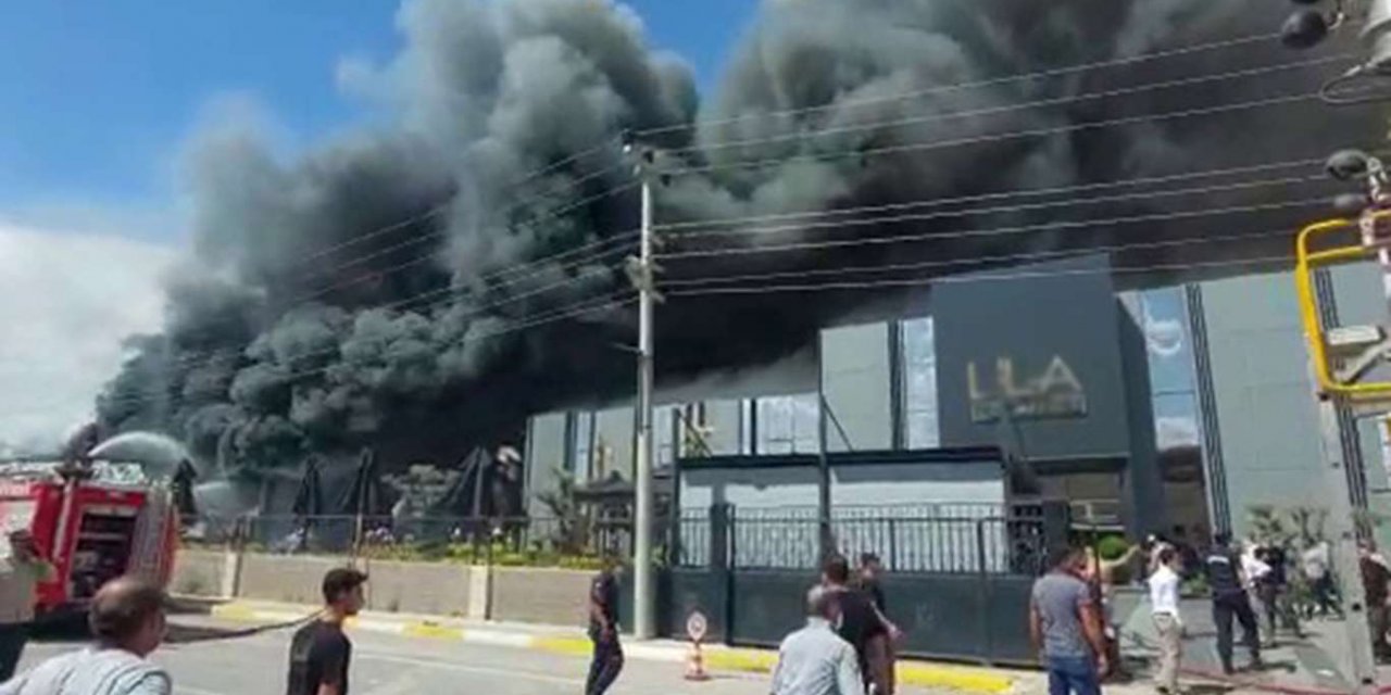 Diyarbakır Organize Sanayi Sitesinde yangın: Çok sayıda yaralı var