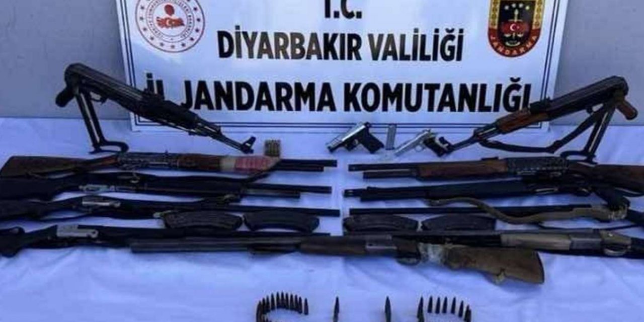 Diyarbakır Eryolu Mahallesi'nde silah kaçakçılığı operasyonu